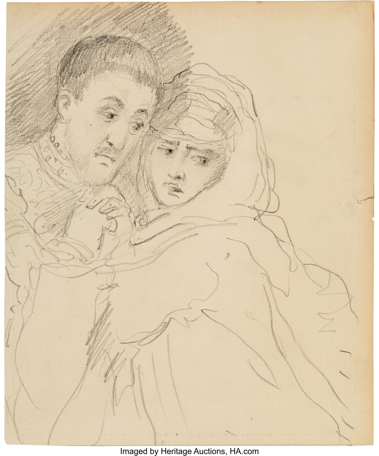 Konstantin Makovsky (Russian, 1839-1915) Group o (1 of 4)