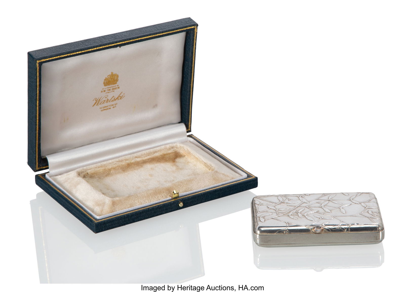 A Russian Mistletoe-Patterned and Moonstone-Set (1 of 6)