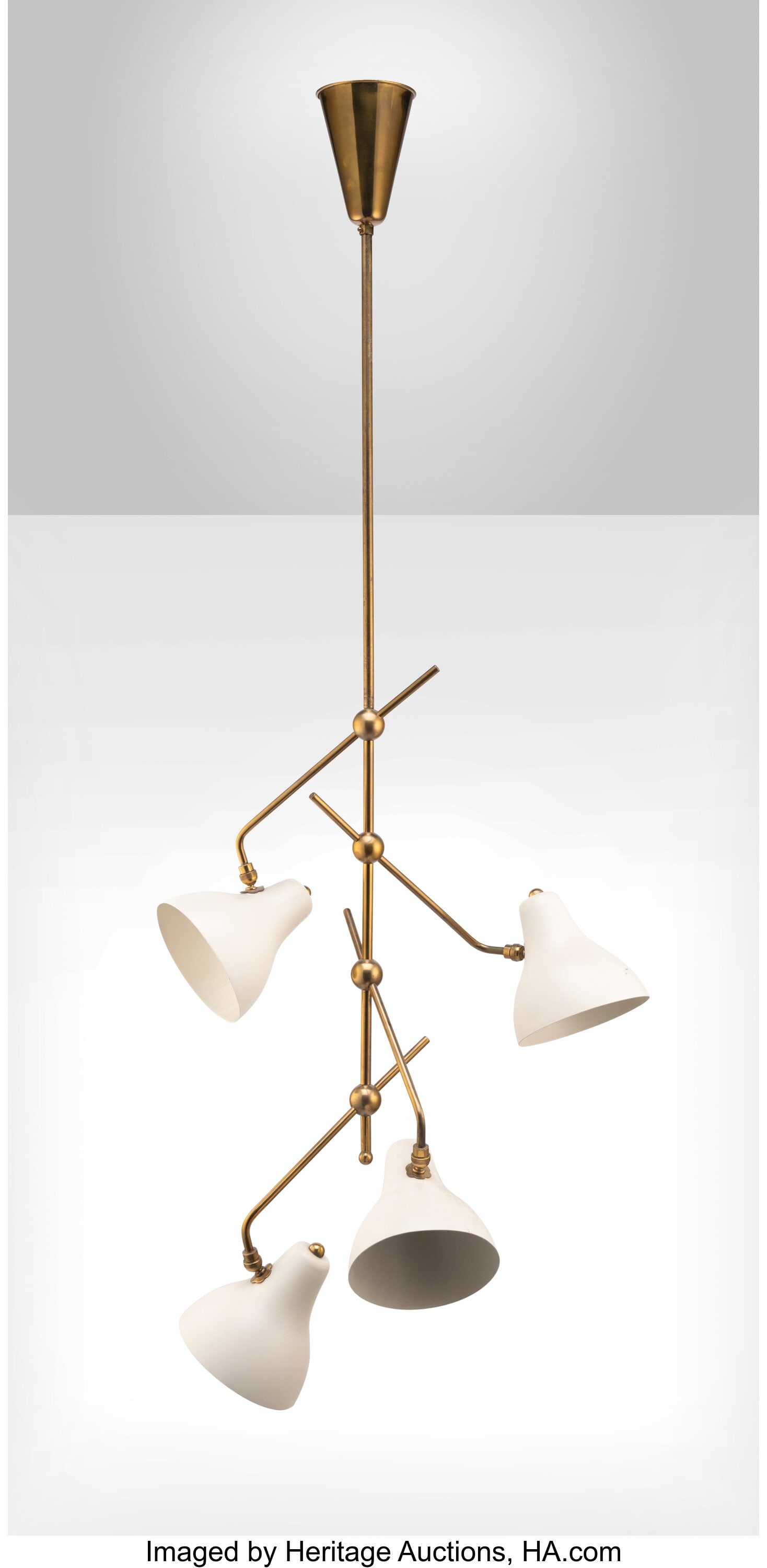 Gino Sarfatti Four-Light Pendant, circa 1951 Art (1 of 4)