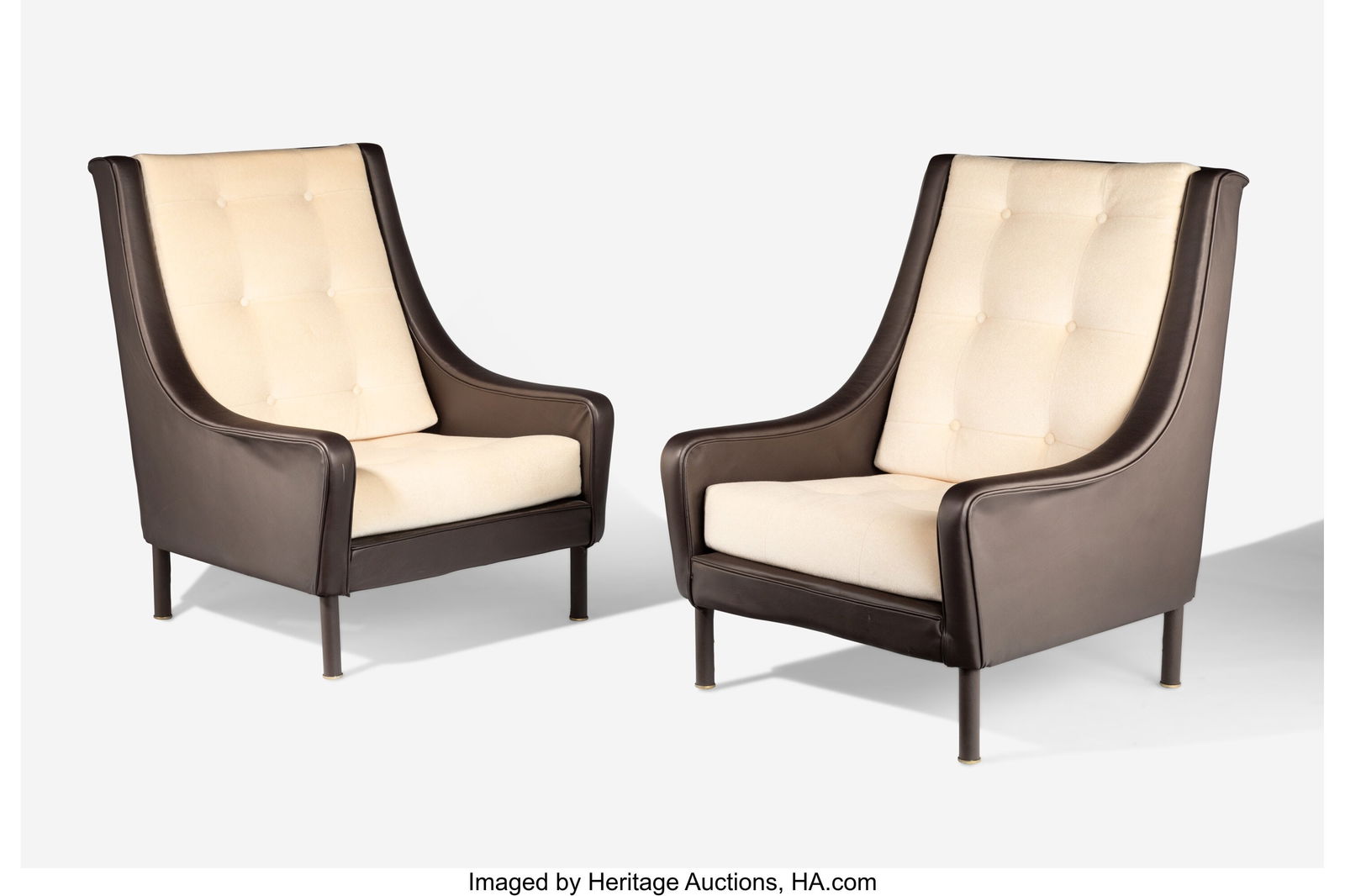 André Arbus Rare Pair of Lounge Chairs from the (1 of 3)