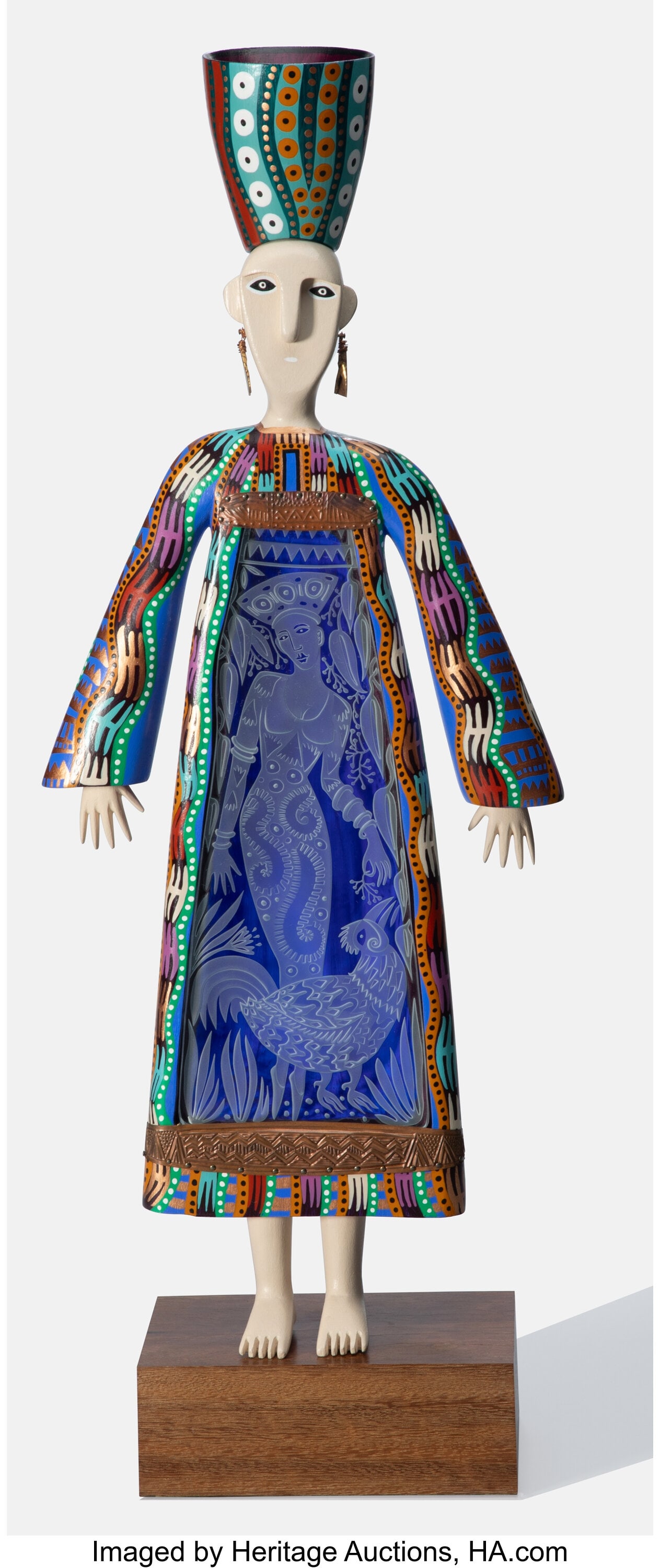 Keke Cribbs Tianu Sculpture, 1993 USA Mixed medi (1 of 4)