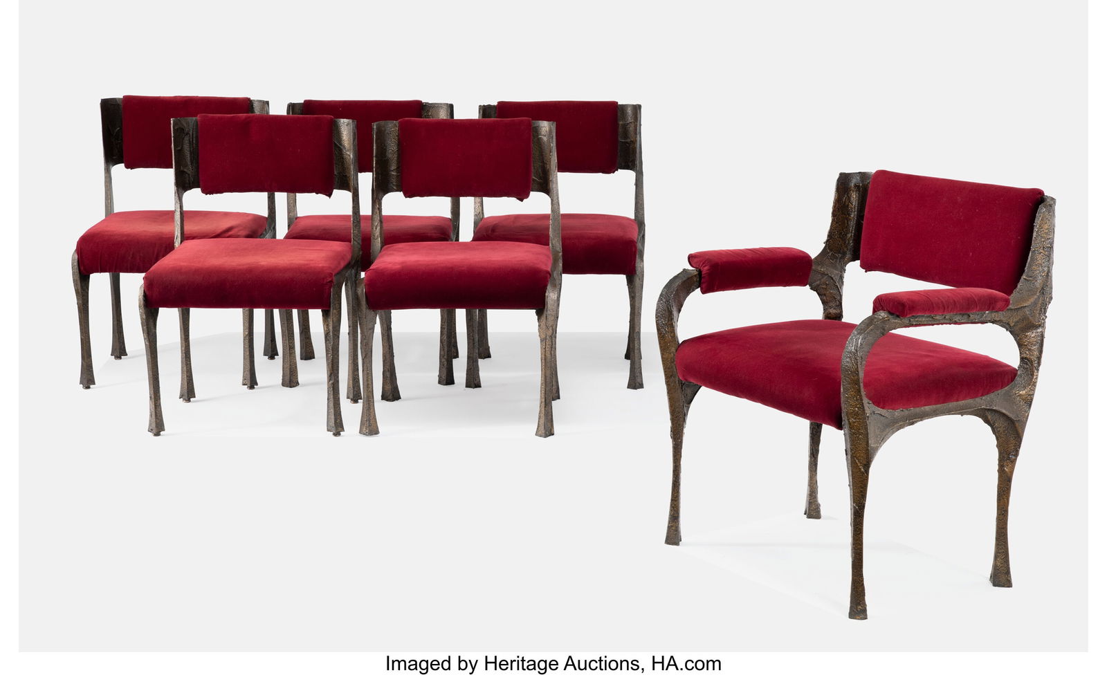 Paul Evans Six Dining Chairs, Model Nos. PE 105 (1 of 5)