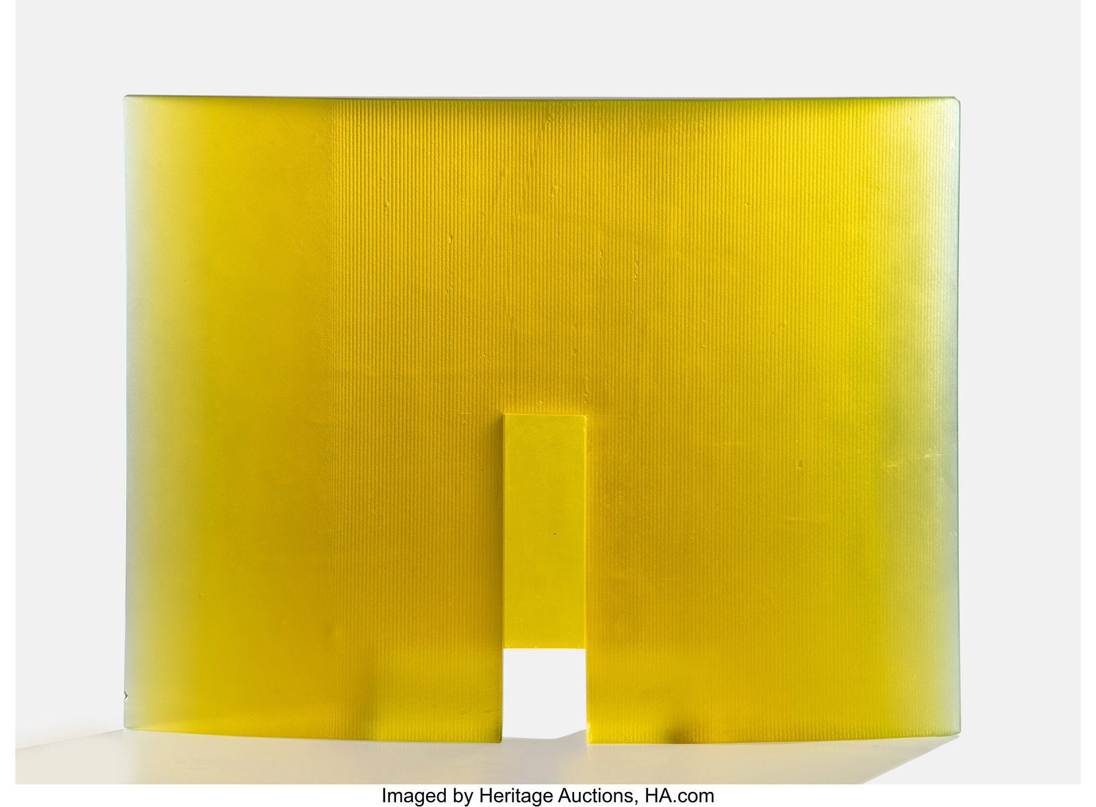 Lenka Cermáková and Richard Cermák Cathedral,: Lenka Cermáková and Richard Cermák Cathedral, 2006 Czech Republic Cast glass 15-1/2 x 20 x 3-1/2 inches (39.4 x 50.8 x 8.9 cm) HID03101062020 © 2024 Heritage Auctions | All Rights Reserved