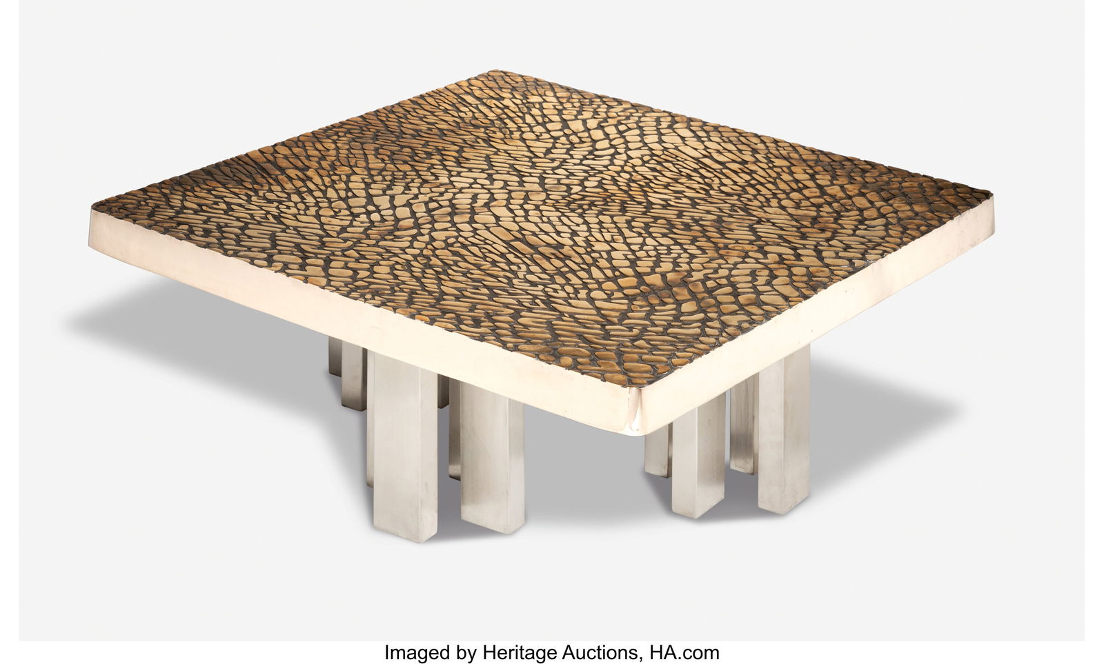 Manner of Jean Claude Dresse  Coffee Table, circ (1 of 4)