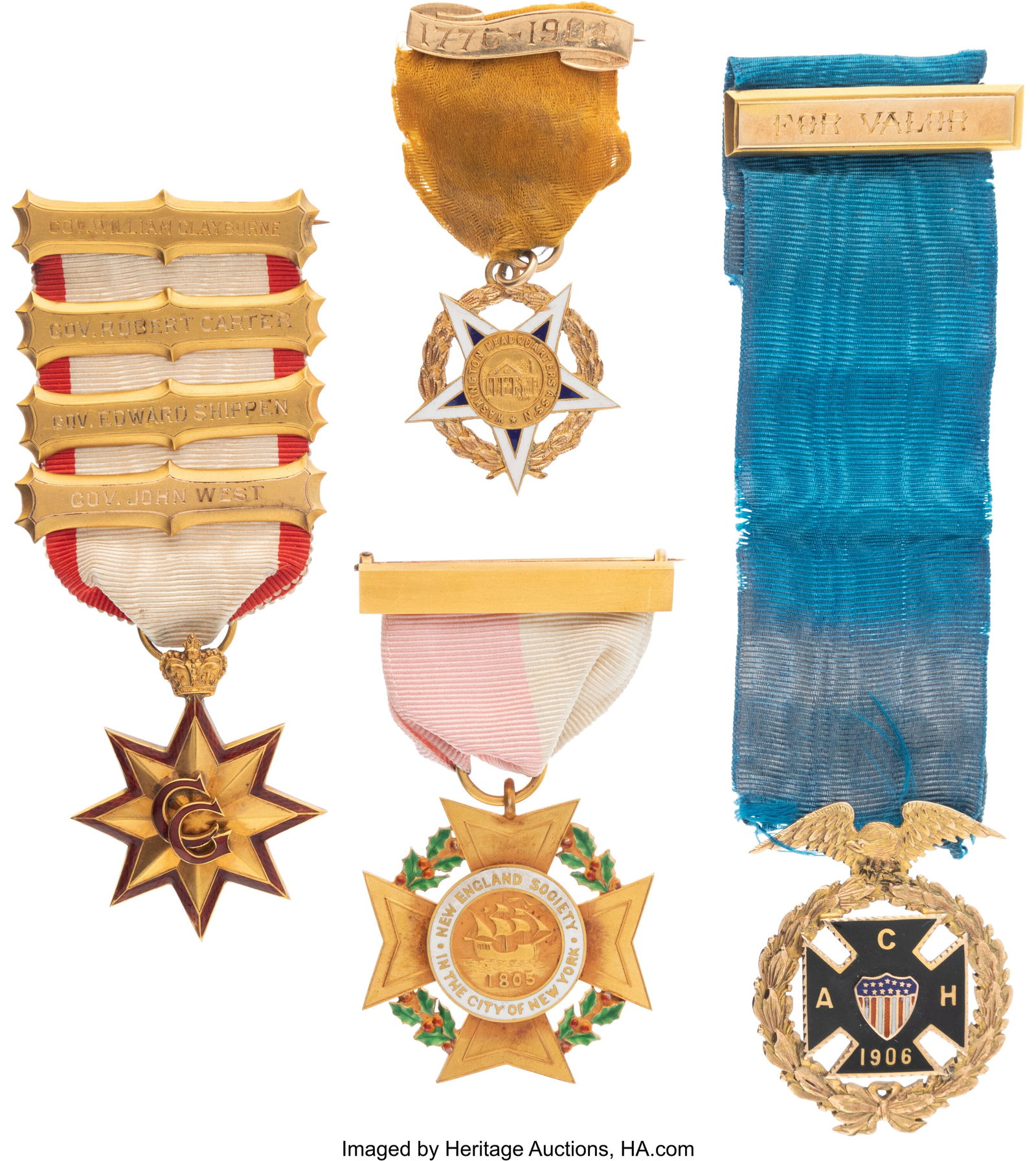 A Collection of Four American Patriotic Society (1 of 4)