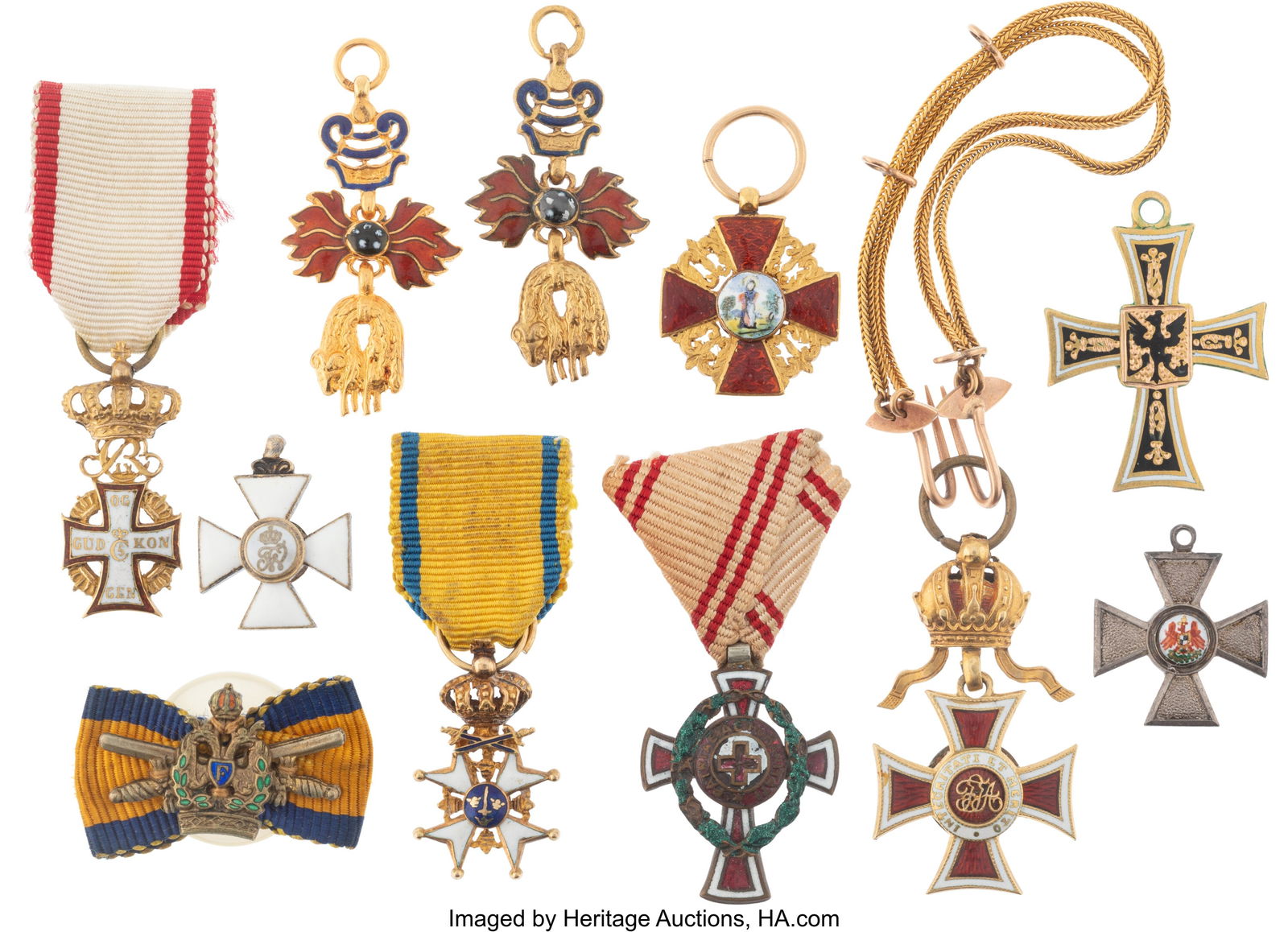 A Collection of Eleven European Miniature Orders (1 of 2)