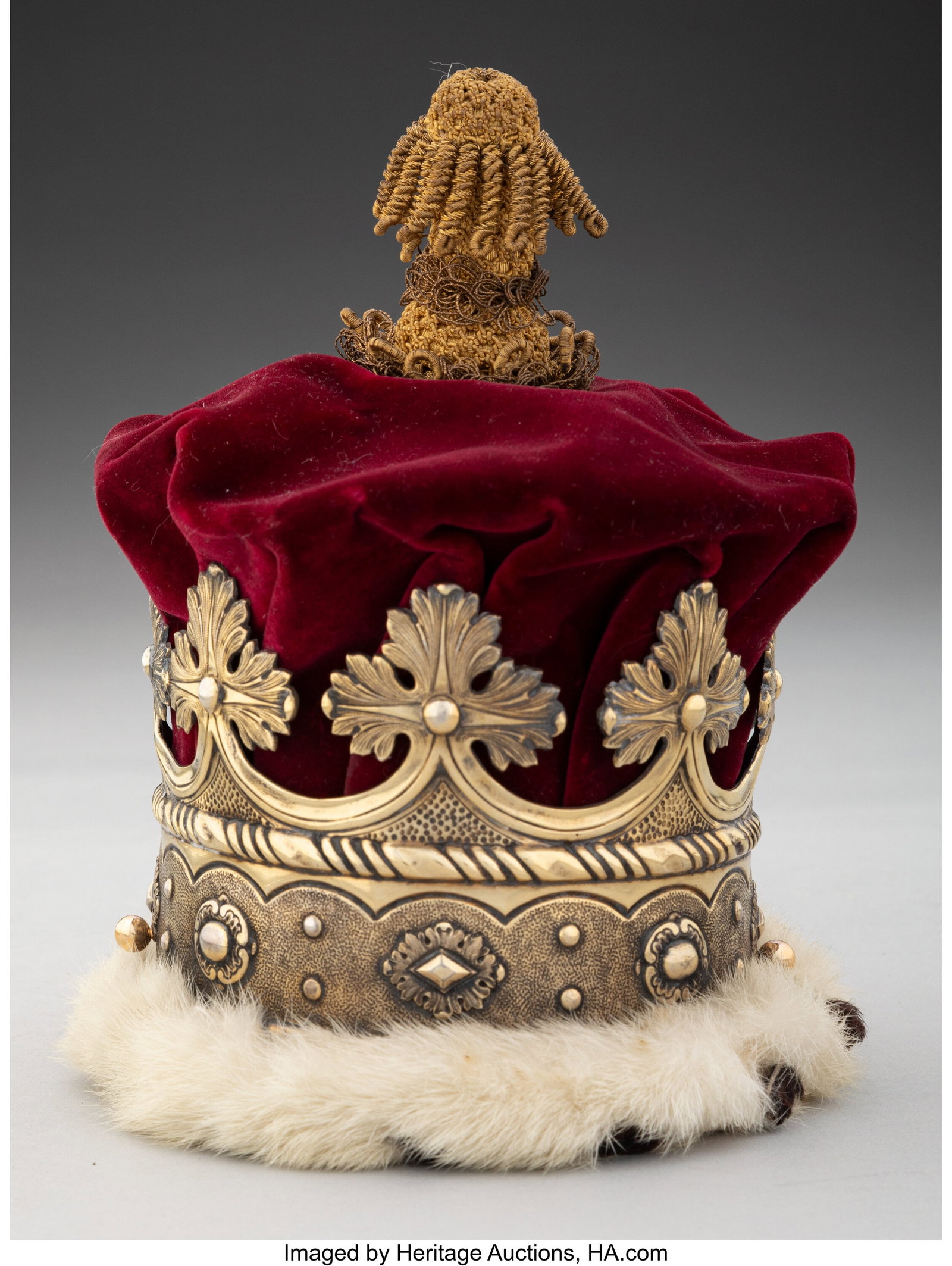 A Small Garrard & Co. Ltd. Silver, Red Velvet, a (1 of 3)