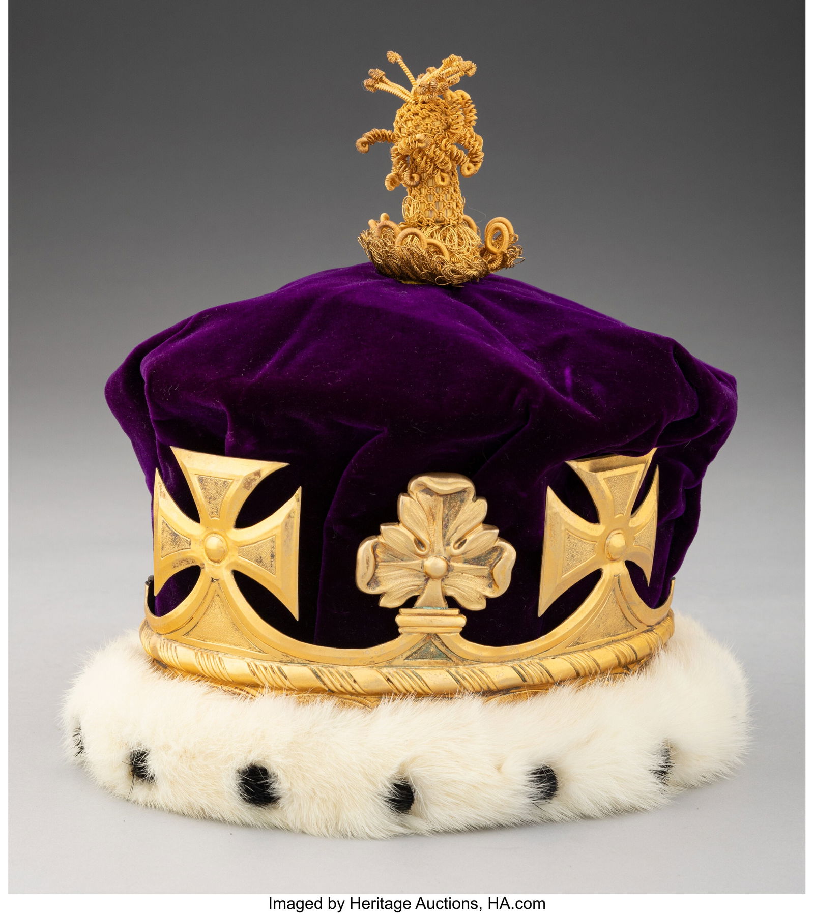 A Garrard & Co. Ltd. Silver, Purple Velvet, and (1 of 5)