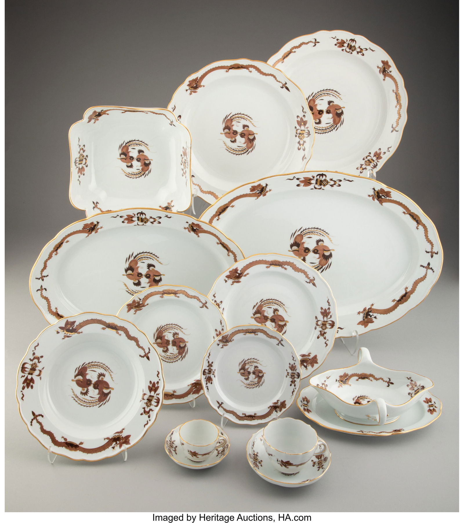 A Two Hundred Thirty-Eight-Piece Meissen Court D (1 of 5)