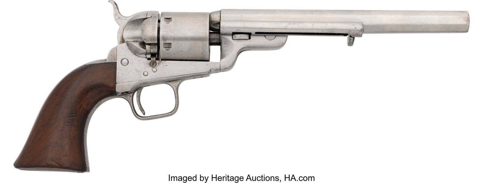 U.S. Colt Model 1851 Navy Richards-Mason Convers: U.S. Colt Model 1851 Navy Richards-Mason Conversion Single Action Revolver. Serial no. 62040 [barrel, frame, triggerguard and butt], .3