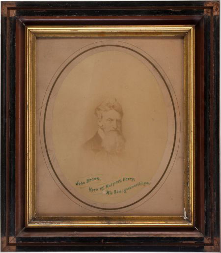Very Rare C.1862 Albumen Photographic Portrait o: Very Rare C.1862 Albumen Photographic Portrait of Abolitionist John Brown by Alexander Gardner.