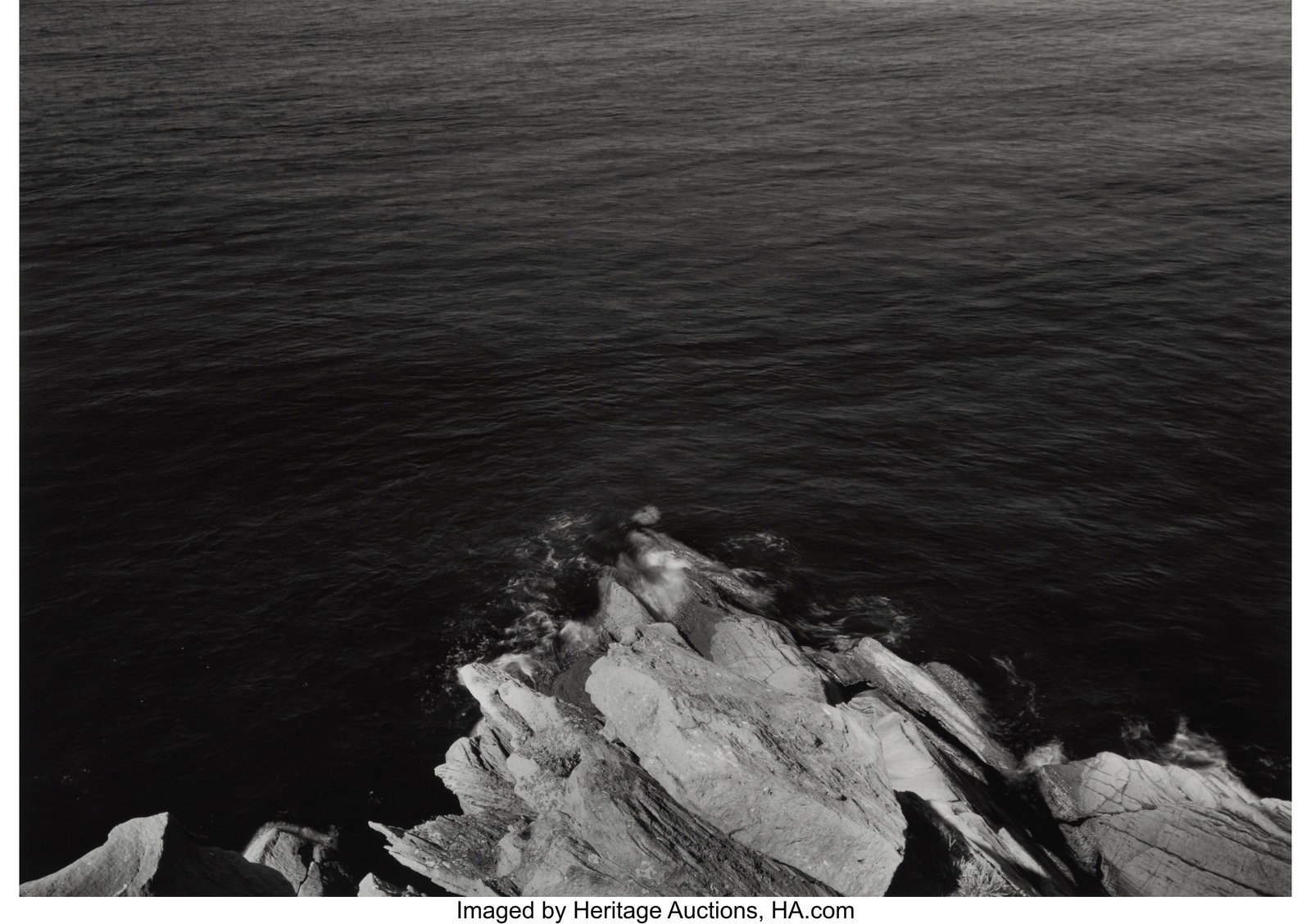 Thomas Joshua Cooper (American, b. 1946) An Indi: Thomas Joshua Cooper (American, b. 1946) An Indication Piece: Cabot Strait, Looking N., N.E. Towards the Old World, Cape North&comma