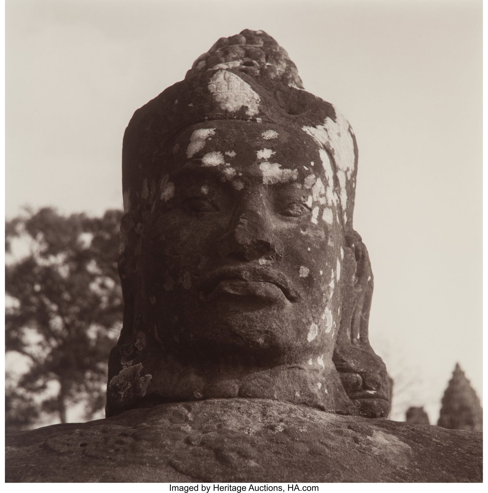 Lynn Davis (American, b. 1944) The Guardians, An: Lynn Davis (American, b. 1944) The Guardians, Angkor Thom, Angkor Wat, Cambodia, 1993 Toned gelatin silver print, printed 2000 28 x 28 inches &lpar