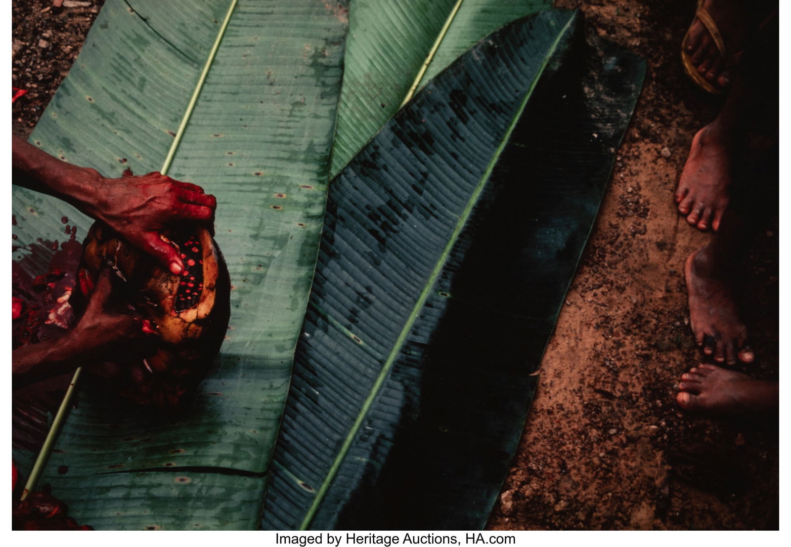 Miguel Rio Branco (Spanish, b. 1963) Gorotire, 1: Miguel Rio Branco (Spanish, b. 1963) Gorotire, 1983 Dye bleach print 23-1/2 x 35 inches (59.7 x 88.9 cm) (sight) Credited, titl