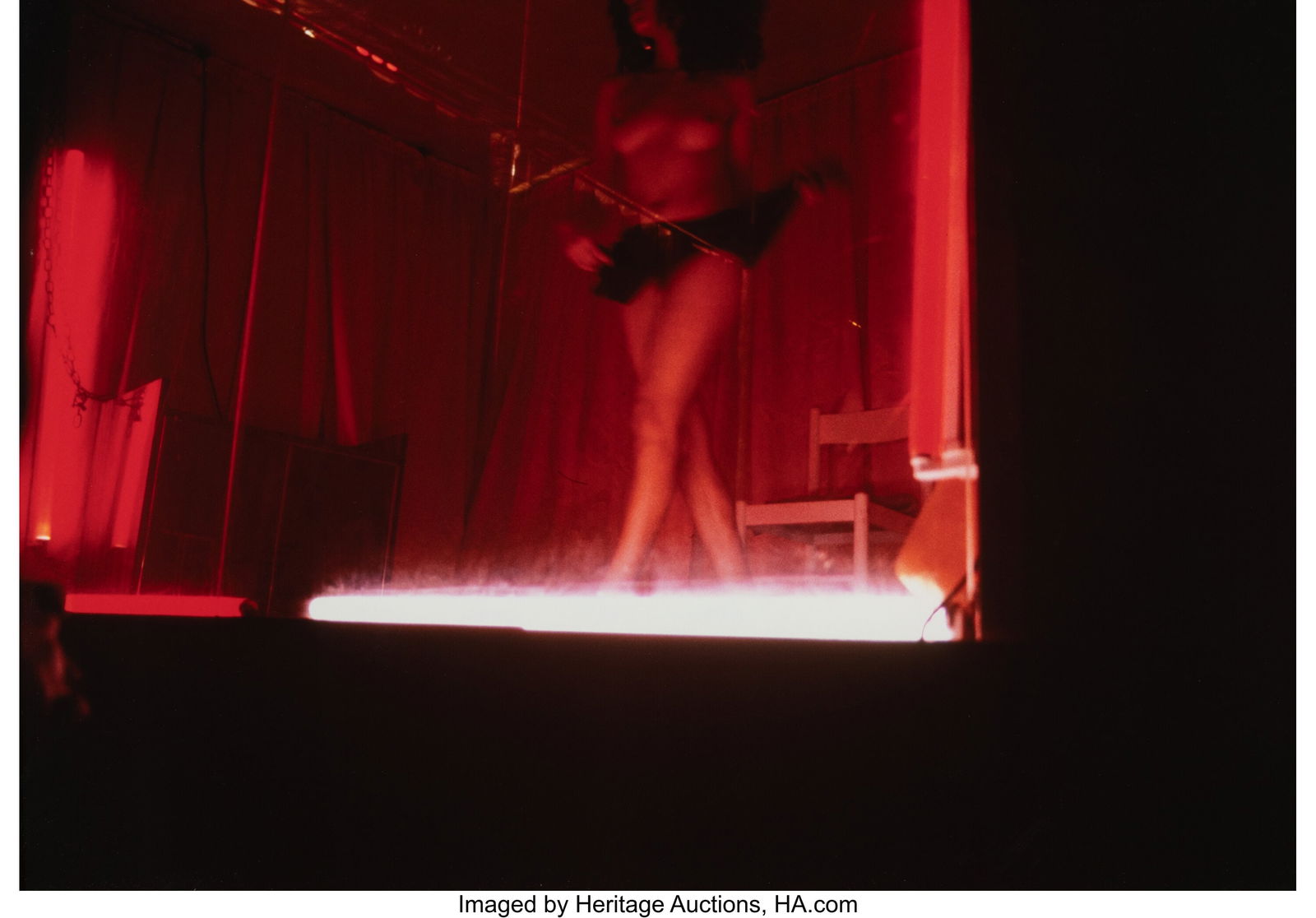 Miguel Rio Branco (Spanish, b. 1963) Pigalle, 19: Miguel Rio Branco (Spanish, b. 1963) Pigalle, 1986 Dye bleach print 23-1/2 x 35 inches (59.7 x 88.9 cm) (sight) Credited, title