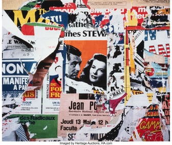 39120&colon; Eve Sonneman &lpar;American&comma; b&period; 1946&rpar; Torn&comma; Paris&comma; 19
