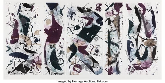 41001&colon; Sam Francis &lpar;1923-1994&rpar; The Five Continents in W