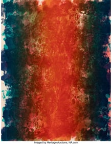 41002&colon; Sam Gilliam &lpar;1933-2022&rpar; Fire&comma; 1972 Lithograph in