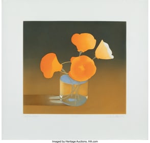 41052&colon; Mark Adams &lpar;1925-2006&rpar; California Poppies&comma; 1981 