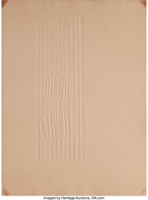 41028&colon; Gego &lpar;1912-1994&rpar; Untitled&comma; 1962 Blind embossing 