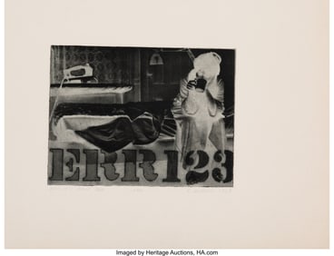 41041&colon; Robert Indiana &lpar;1928-2018&rpar; ERR 123&comma; 1963 Photogr