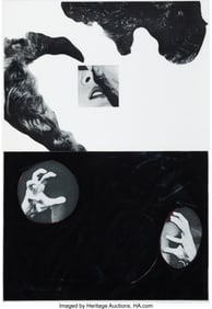 41030&colon; John Baldessari &lpar;1931-2020&rpar; Kiss&comma; Hair&comma; Hands&comma; 1