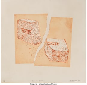 41017&colon; Robert Arneson &lpar;1930-1992&rpar; Broken Brick&comma; 1975 Et
