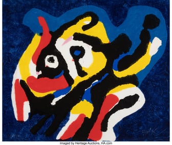 41055&colon; Karel Appel &lpar;1921-2006&rpar; Animal Fantastique&comma; 1976