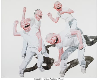41043&colon; Yue Minjun &lpar;1962&rpar; Untitled &lpar;Smile-sim No&period; 15&rpar;&comma; 2