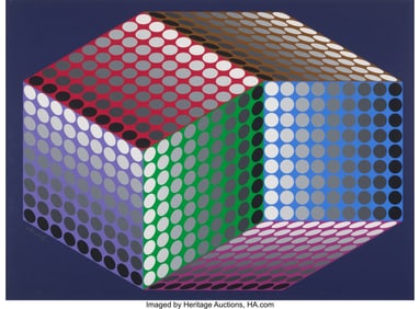41023&colon; Victor Vasarely &lpar;1906-1997&rpar; Togonne&comma; n&period;d&period; Screen