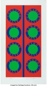41012&colon; Robert Indiana &lpar;1928-2018&rpar; The Slips&comma; 2001 Scree