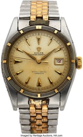 12002&colon; Rolex&comma; Early Rare Two Tone&comma; Two Tone Oyster Perp