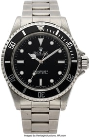 12007&colon; Rolex&comma; Stainless Steel Submariner Ref&period; 14060 Cir