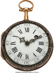 12102&colon; Romilly&comma; Paris&comma; Gold&comma; Enamel & Porcelain Verge F