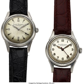 12198&colon; Lot of Two Girard Perregaux Wristwatches   Case&colon;