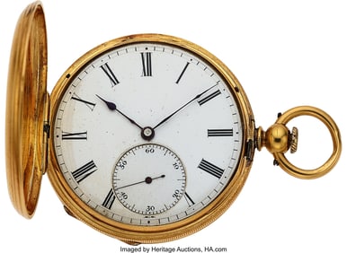 12103&colon; Swiss&comma; 46 mm 18k Gold Key Wind&comma; circa 1870  Case