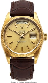 12013&colon; Rolex&comma; Ref&period; 18038&comma; 18k Gold Day-Date&comma; circa 1980