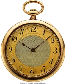 12109&colon; Swiss&comma; 18k Gold "Knife Edge" Ultra-thin Watch&comma; c