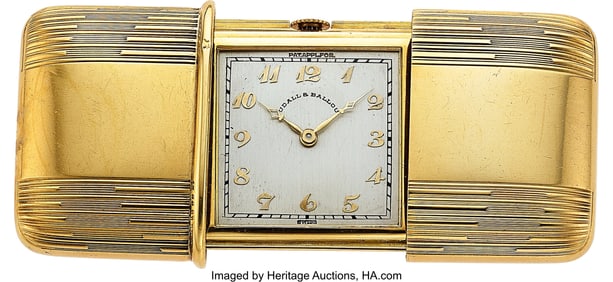 12110&colon; Movado&comma; 18k Gold "Ermeto" For Udall & Ballou  Ca