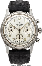 12027&colon; Breitling Stainless Steel Chronograph Reference 