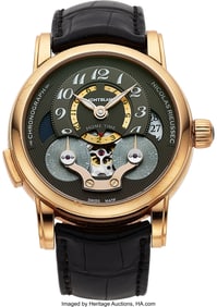 12031&colon; Montblanc Nicolas Rieussec Chronograph Rose Gold