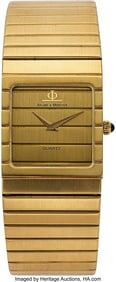 12034&colon; Baume & Mercier Gent's 14k Gold Wristwatch&comma; circ