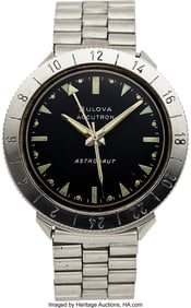 12046&colon; Bulova Accutron Astronaut  Case&colon; 38 mm&comma; stainles