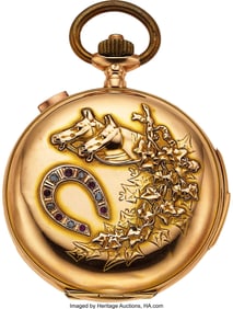 12121&colon; Swiss&comma; 18k Gold Quarter-Hour Repeater With Chron