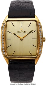 12050&colon; Bulova&comma; Diamond & 18k Gold 2183 Accutron  Case&colon; 