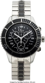 12052&colon; Christian Dior Quartz Chronograph Wristwatch   C