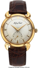12053&colon; Mathey-Tissot&comma; Vintage 14k Rose Gold Wristwatch&comma;
