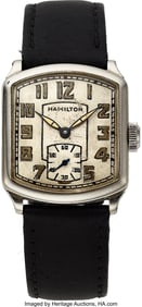 12229&colon; 14k Gold Filled Hamilton Wadsworth Wristwatch   