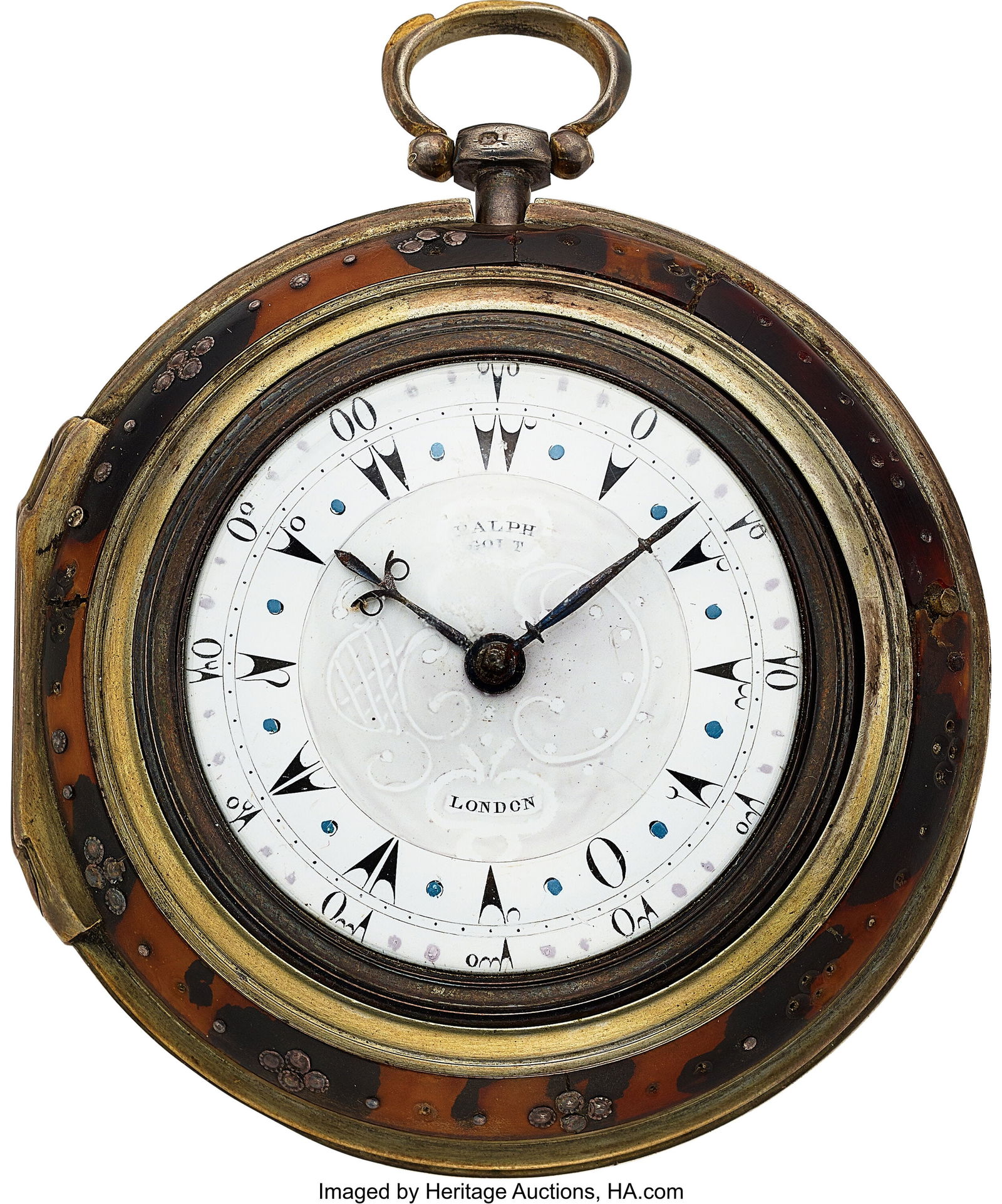 Ralph Gout London, Fine Triple Cased Verge For T (1 of 3)