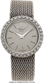 12061&colon; Chopard&comma; Lady's White Gold & Diamond Wristwatch&comma;
